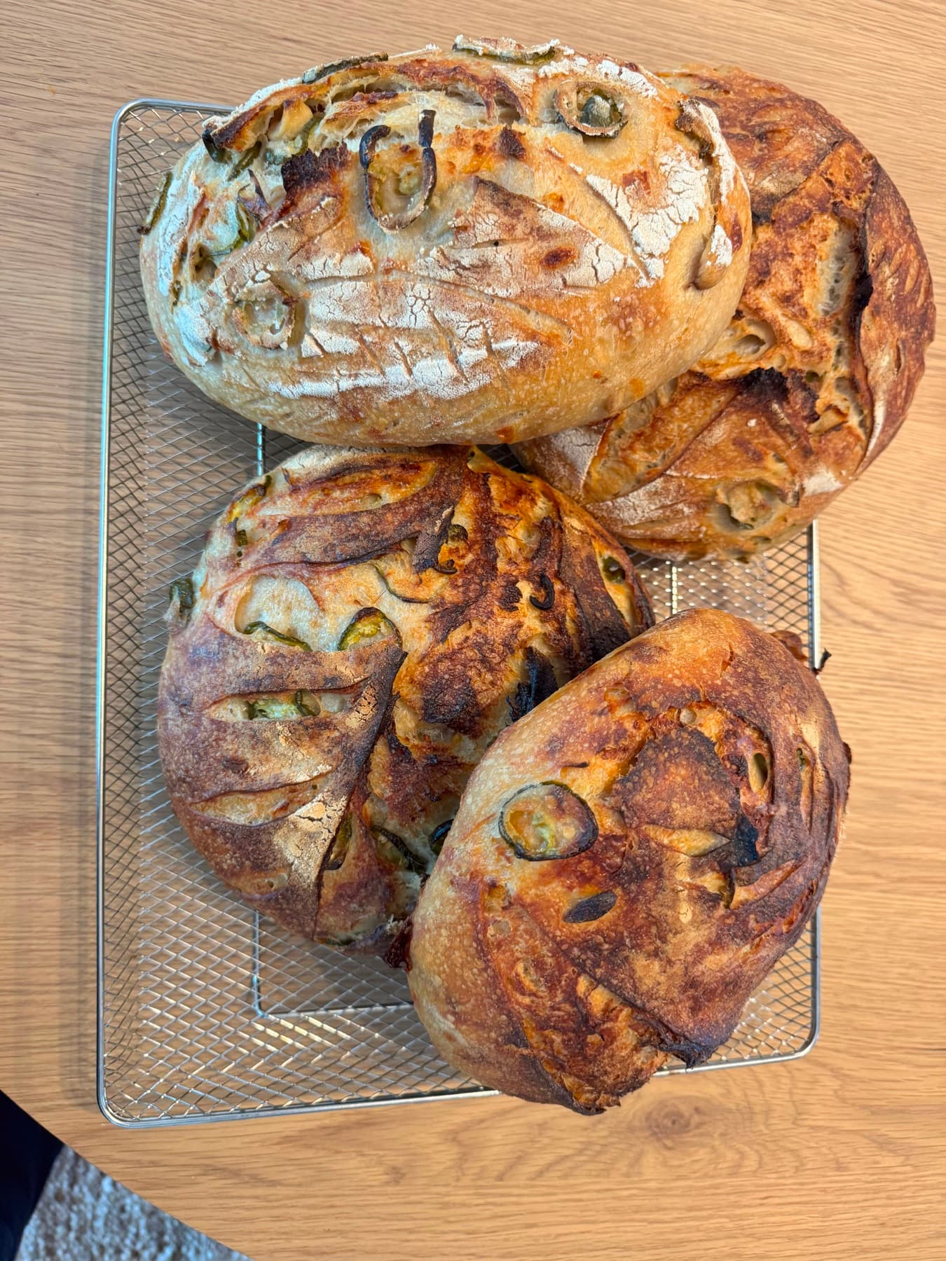 Spicy Cheddar, Jalapeño & Roasted Garlic Sourdough